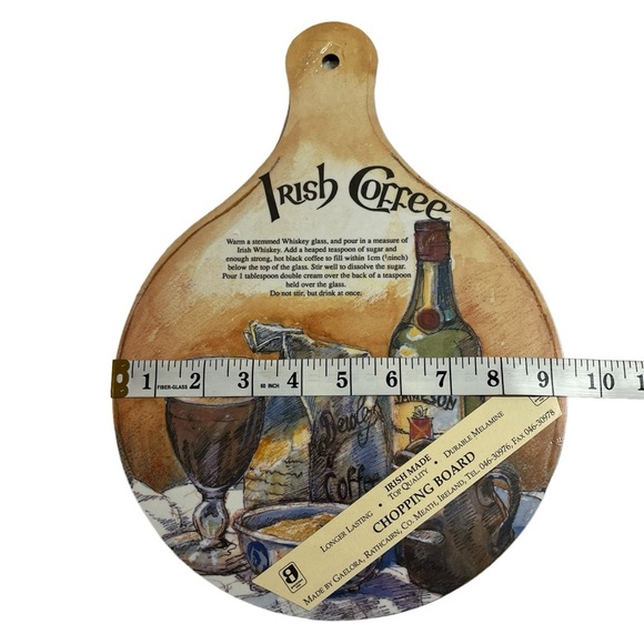 NWOT Irish coffee Coffee Chopping Board - Picture 5 of 6